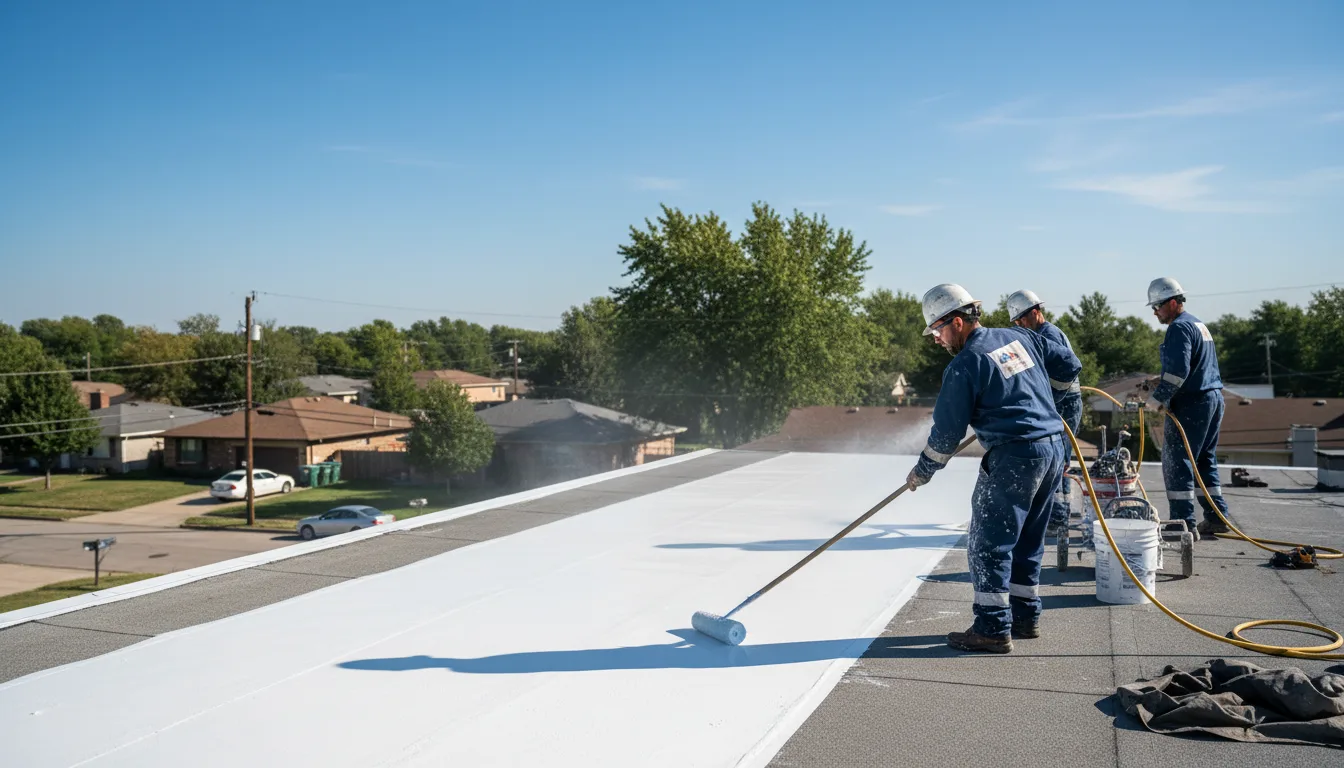 Commercial roof coating in Du Pont, GA near me